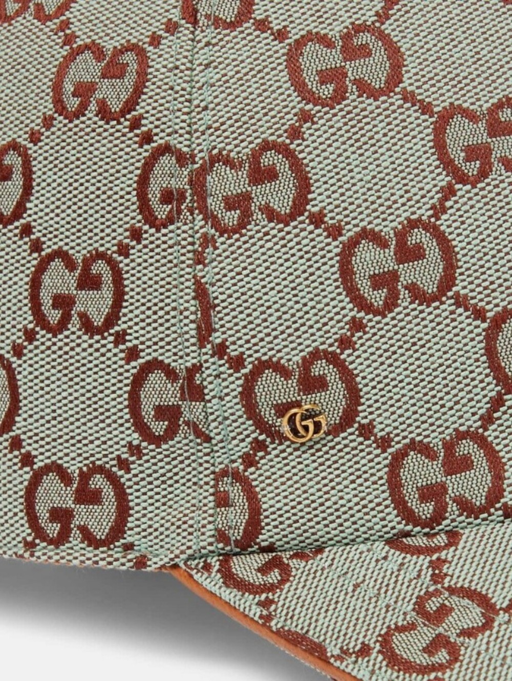 NWT Gucci GG Monogram Canvas Baseball Cap Hat Brown - Picture 5 of 16